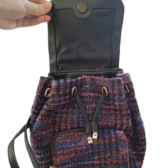 Kate Spade Emerson Tweed Jessa Backpack Purse - Picture 5 of 12